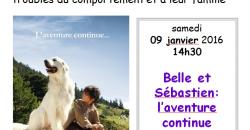 cinéma différent "Belle et Sébastien: l'aventure continue" cinéma différent "Belle et Sébastien: l'aventure continue"